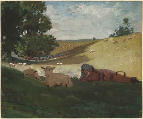Impression sur toile Winslow Homer peinture salon pour ambiance chaleureuse
