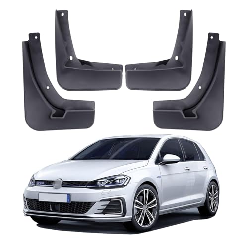 Bavettes garde-boue pour Golf 6 et Mk6 (2009-2012) - Kit de 4 protections anti-éclaboussures GTE