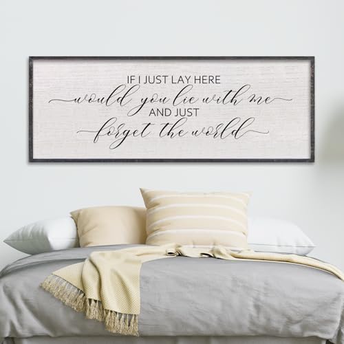 LuZhiQiang If I Lay Here Would You Lie With Me Sign Wall Decor 40