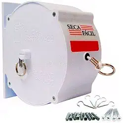 Varal Retrátil de Parede e Muro 30m - Branco