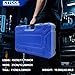 KTTOOL 30Pcs Pull and Press Sleeve Kit, Bushing Press Kit for Most Engine Cars Vehicles, Universal Seal Bearing Bushing Removal Installation Tool Kit 6 Pulling Spindles with Nuts Case