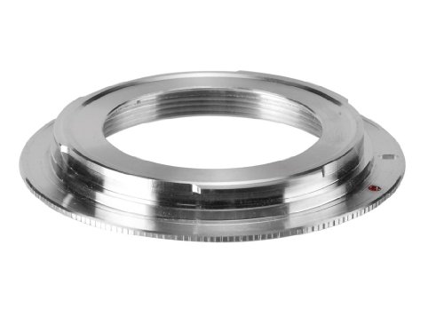 Pixtic - Anillo Adaptador de Objetivo M42x1 (42 mm) a cámara Canon EOS con Montura EF/EF-S (Mantiene el Enfoque Infinito)