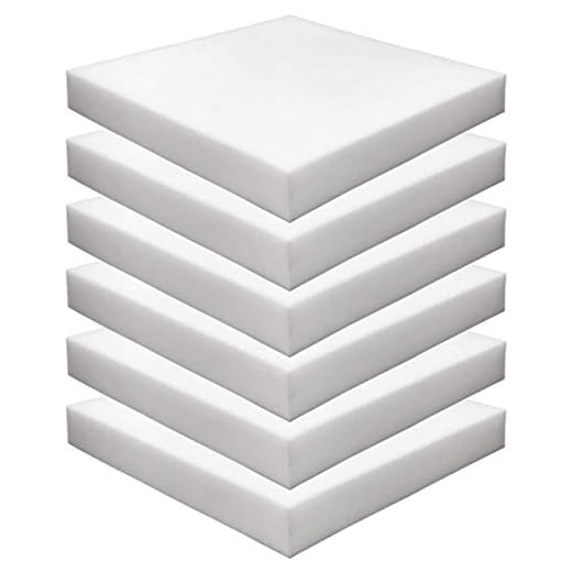 High Density Upholstery Foam 6-Pack