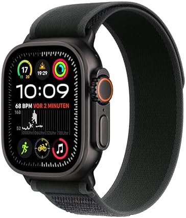 Apple Watch Series 5 Aluminiumgehäuse Space Grau mit Schwarz  