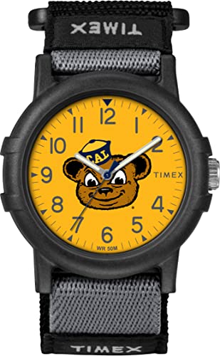 Image of Timex Unisex Collegiate Recruit 38mm Watch - Tennessee Volunteers with Black Fabric Strap