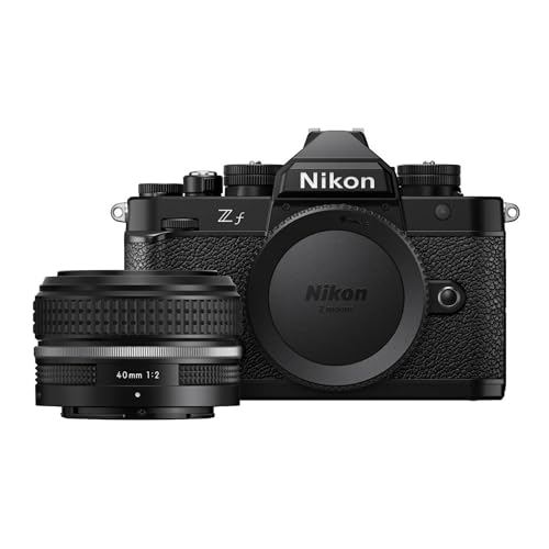 Image of Nikon Zf Mirrorless Camera with 40mm Lens - Full Frame, 24.5MP, 4K UHD Video Recording with Dual Card Slots (Silver)