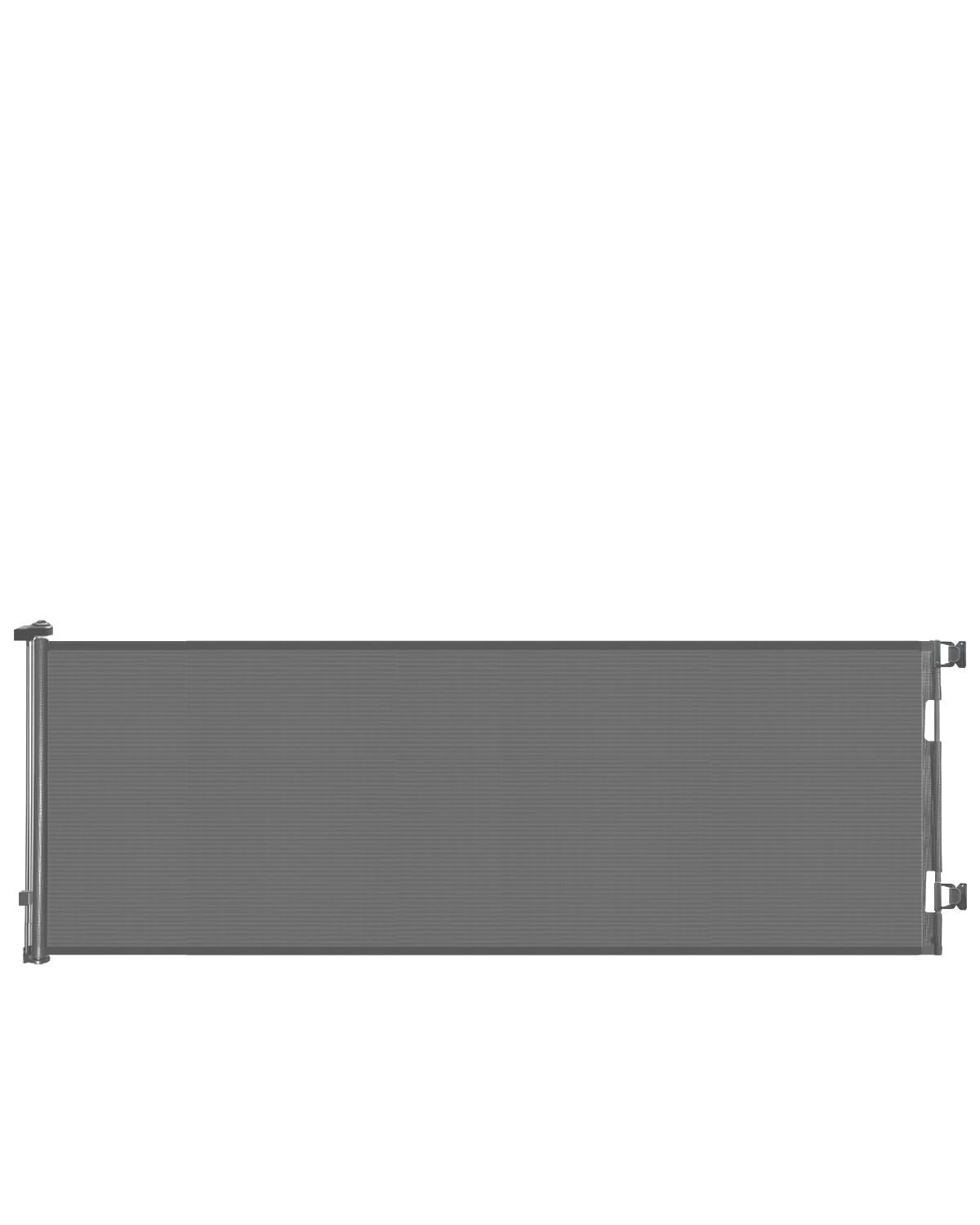 Barriere de Securite Retractable pour Bébé,0-300cm Barriere de Securite Enfant Extensible,Barriere de Securite Chien,pour Escaliers,Couloirs,Intérieur et Extérieur (Gris)