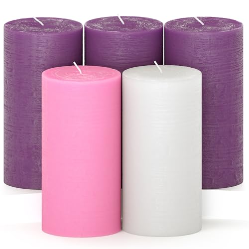 Advent Pillar Candle Set