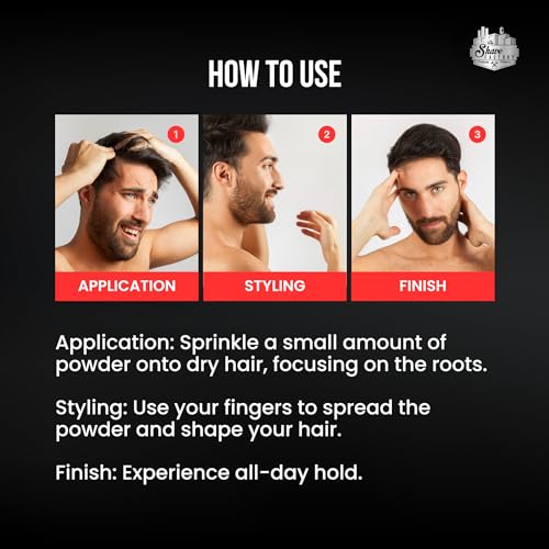 Foto von THE SHAVE FACTORY Haarstyling-Puder – Classic 20g – Mattierende & Volumengebende Formel – Sofortige Textur, Ansatzvolumen & Mattes Finish – Für Alle Haartypen
