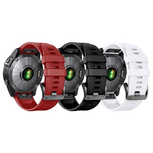 Fenix 8X band 26 mm bracelet silicone bicolore compatible Fenix 7X Pro Fenix 6X Fenix 5X