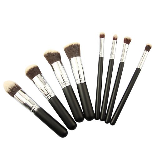SUPON Pro Foundation Makeup Tools Cosmetic Kabuki Brushes Blending Face Eye Brushes (8pcs)
