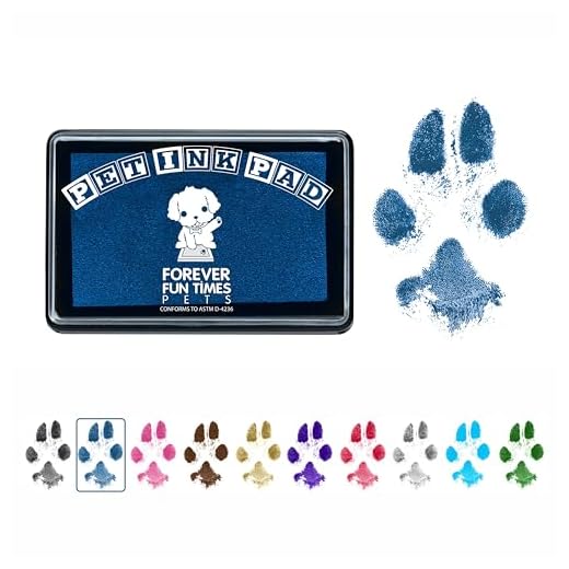Forever Fun Times Kit d'impression Facile à Nettoyer pour Les Pattes de Votre Animal | Obtenez des Centaines d'Impressions à partir d'un Seul Kit Pas Cher | 100% sûr et sans Danger pour Les Animaux