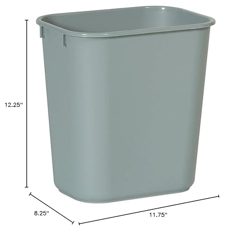 Vista 86 de Rubbermaid Commercial Products - Basurero de escritorio de resina plástica