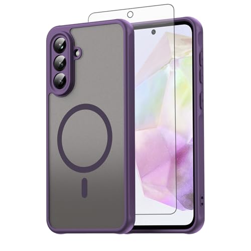 Coque Samsung Galaxy A36 5G MagSafe Asuwish - Protection translucide mate anti-choc