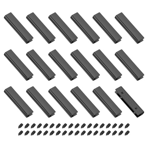 Embout de finition pour bricolage et couture de sac à main boucle de ceinture métal noir 3,9 cm