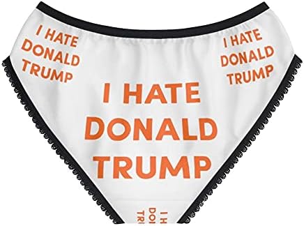 Hate Donald Trump Panties, Hate Donald Trump Underwear, Briefs, Cotton Briefs, Funny Underwear, Panties For Women