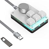 Les modes de couche de fonction 2 et 3 sont vierges, en attente de votre personnalisation. Pour des instructions de configuration plus détaillées, veuillez consulter le fichier PDF du lecteur USB fourni : 4-Key + Knob Mini Keyboard Manual (1).