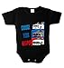 Produktbild M POWER Fan Baby Body Babykleidung Strampler Unterwäsche (74 (6-12 m), Schwarz)