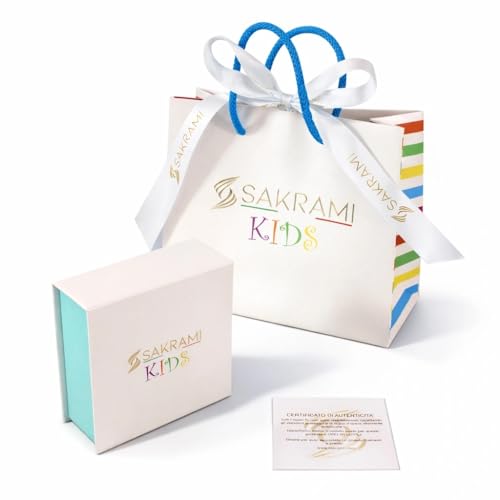 Sakrami Bracelet en argent sterling 925 collection enfants + boîte cadeau personnalisée - Bracelet pour naissance, communion ou baptême – vue 6