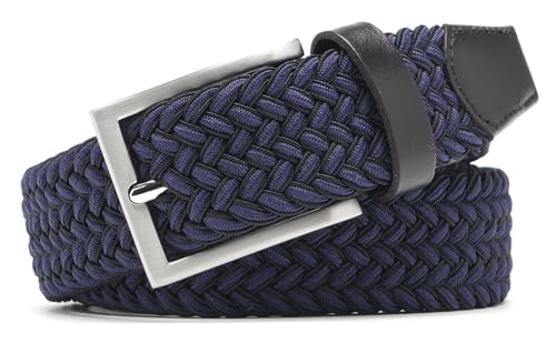 Image of Fabio Valenti Canvas Elastic Fabric Woven Stretch Braided Belts for Men Women Junior with Multicolored /Full Sizes