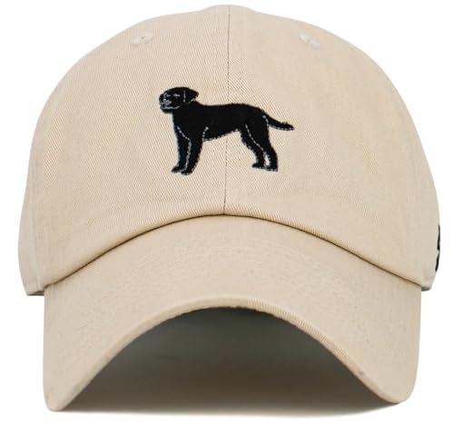 Image of KBETHOS Dog Cat Mom Dad Theme Womens Baseball Cap Distressed Vintage Unconstructed Embroidered Patch Hat