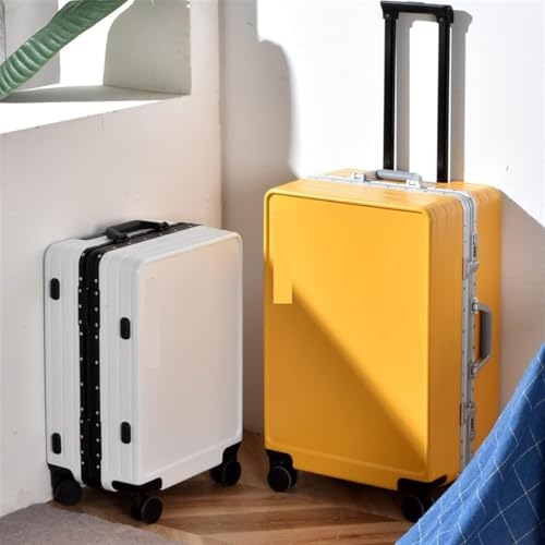 Travel Suitcase Luggage Thickened Aluminum Frame Large Capacity Trolley Case Silent Simple Rolling Bag Durable(26inch)4