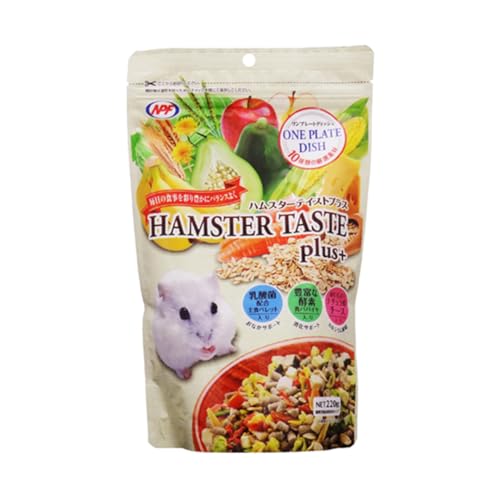 ハムスター テイストプラス 220g × 3袋 ハムスター 小動物用フード ペットフード おやつ ビタミンC 乳酸菌配合 [BU033sa]