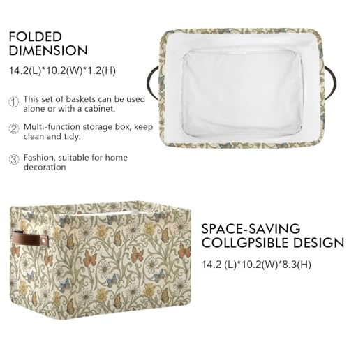 Panier de rangement pliable imperméable avec poignée KLL
