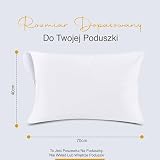 Utopia Bedding Wodoodporna poszewka na poduszkę z zamkiem błyskawicznym, ochraniacz na poduszkę, poszewka z certyfikatem Oeko-TEX (biały, 40 x 70 | 2 szt)