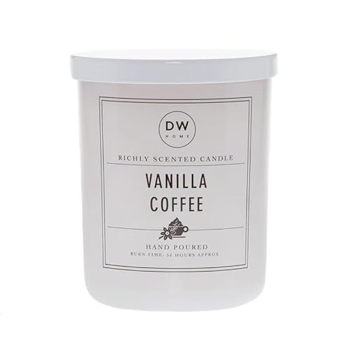 DW Home Vanilla Coffee Scented Candle for Home, 15 oz,