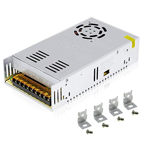Limited Stock JOVNO 12V 30A Power Supply, AC 110V-220V to DC 12V 360W Universal Regulated Switching Transformer Adapter Driver for LED Strip Lights, 3D Printer, CCTV, Radio, Computer Project, with 4 Fixing Brackets