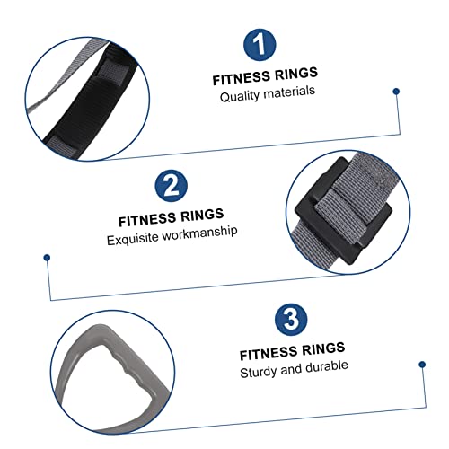2 Anillas Gimnasia Ajustables para Entrenamiento Fitness miniatura 6