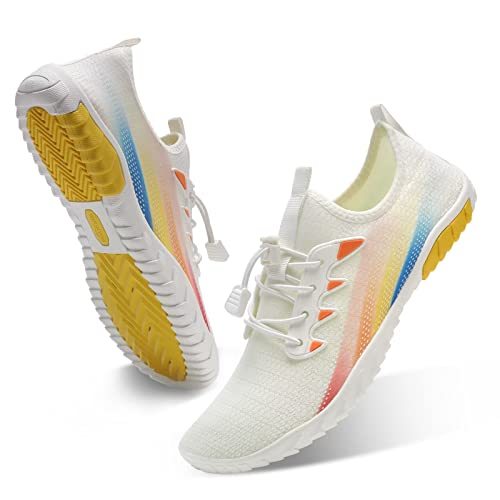Image of WateLves Water Shoes Mens Womens Beach Swim Shoes Quick-Dry Aqua Socks Pool Shoes for Surf Yoga Water Aerobics