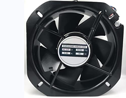 Ventilador de refrigeración 220V de 80W para control de temperatura industrial en armarios