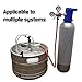 Sankey D Keg Coupler with Adapter and Ball Lock Disconnect Set Standard Type Kegerator Kit Keg Taps for Beer used for Keg Kegging Beer Tower by PERA