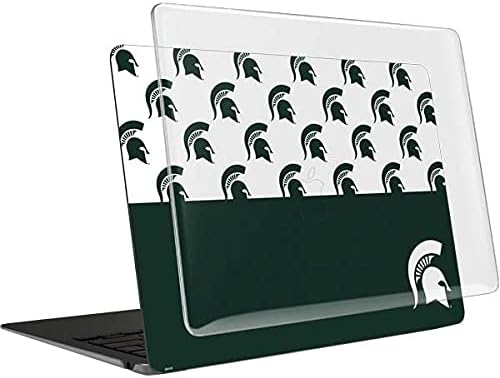 Skinit Case + Skin Compatible with MacBook Air 13in (2020) - Officially Licensed Michigan State University Spartans MSU Split Design