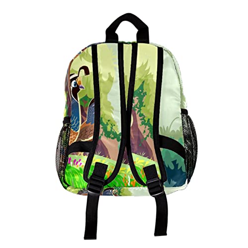 Sac à dos pour filles et garçons petit format multicolore 30,5 cm