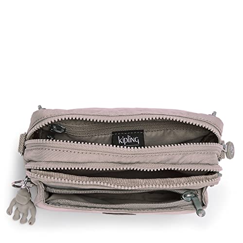 Image of Kipling Women's Abanu Medium Crossbody Bag, Lightweight, Adjustable Nylon Waist Pack with Multi-Compartment Zip Pockets