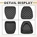 Dunviku Brake Clutch Pedal Rubber Cover Pad Non Slip 2 Pack Set Auto Accessories Fits Subaru Forester Impreza Legacy Outback WRX OEM 36015GA110 36015GA111 36-015GA111