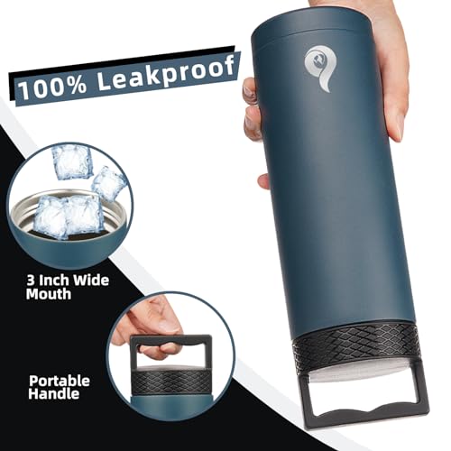 Image of BJPKPK 36oz Insulated Water Bottle Stainless Steel Water Bottle with Handle