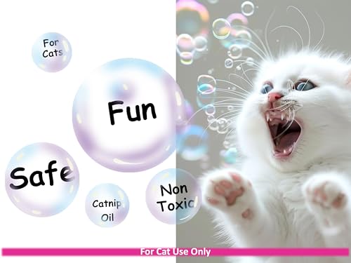 Petopedia Catnip Bubbles for Cats and Kittens, Natural Catnip Oil, Safe Interactive Cat Toys - Image 3