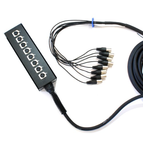20 m câble Serpent Box Câble multipaire XLR Loom – 8 Voies