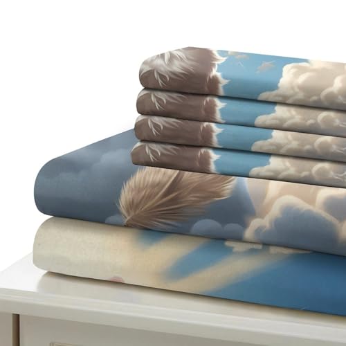 Parure de lit chat célembre microfibre résistante lavable pour lit simple ado - 7