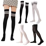 Anti-Shedding-Design: Unser overknee strümpfe besteht aus hochwertigen materialien und ist fein gewebt, um das problem des schleuderns grundsätzlich zu verhindern. Unsere thigh highs-produkte sind langlebig, sodass sie sich über qualitätsprobleme keine sorgen machen müssen.