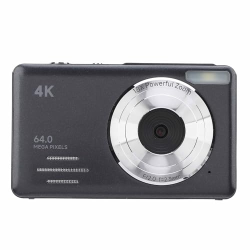 Cámara Digital Compacta Acouto 4K 64MP con Zoom 18X miniatura 1