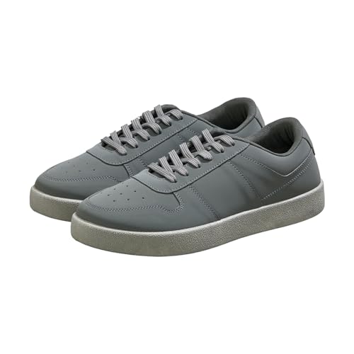 Image of Neeman's Men's Mono Court Sneakers | Lightweight Synthetic Casual Shoes with Cushioned EVA Sole | Flexible Walking & Everyday Comfort Sneakers