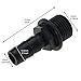 LUORNG 5IN1 Nozzles Kit for Fountain Pump, Aquarium, Fish Tank, Pond, Hydroponics, Statuary Accessories 5 Sizes