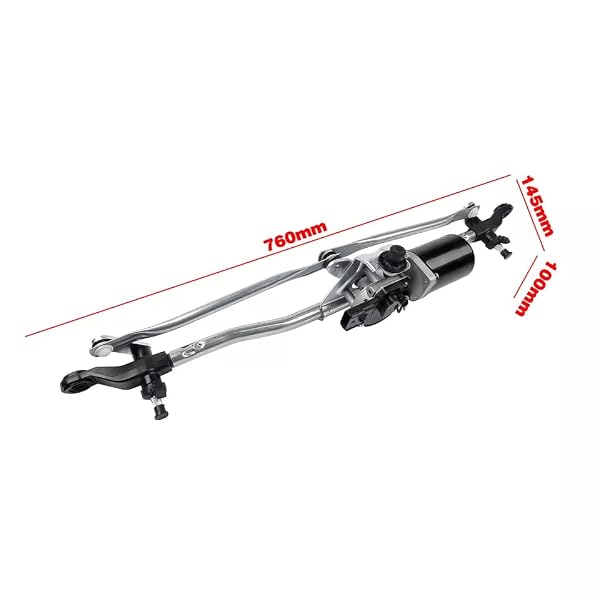 S SONLEE 55077859AB Front Windshield Wiper Motor and Linkage Assembly for Jeep Wrangler 3.8L 2007-2011 3.6L 2012-2017, for Jeep Wrangler JK 3.6L 2018, 55077859AC 55077859AD 68002388AB by S SONLEE - Image 3