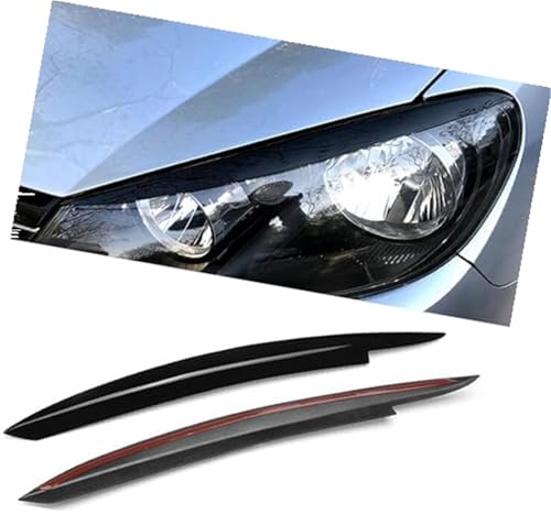 Sourcils de phare voiture pour VW Golf VI MK6 2008-2013 | Garniture de paupières extérieures