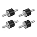 uxcell M6 Rubber Mounts, 4pcs Male/Male Shock Absorber, for Motor Generator Compressor Garage Reverse Pump Impact Air Generator Bobbins, D20mmxH15mm